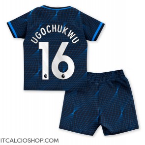 Chelsea Lesley Ugochukwu #16 Seconda Maglia Bambino 2023-24 Manica Corta (+ Pantaloni corti)